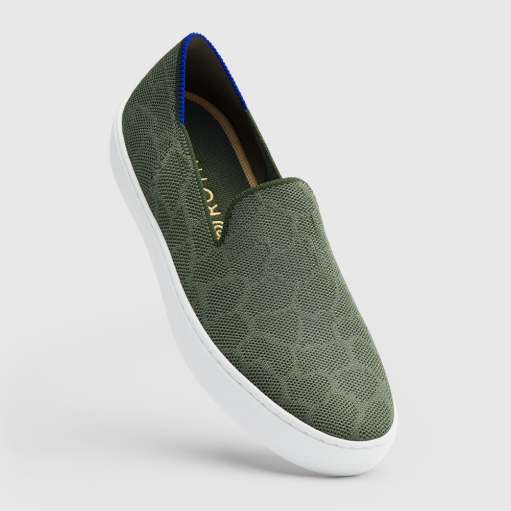 Rothy's Green Slip-On Sneakers